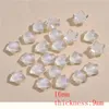Pärlor 50st/Lot 16mm Color Glitter Core Transparent Cartoon Stars Form flatback Cabochon Beads Diy Jewelry Earring/Hair Accessory