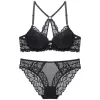 Bikini Air Bra Panties Women New Sexy Low Waisted ThongWholesale woman bra set underwear hot sexy fancy panty