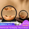 Novità Articoli 3D Moving Sand Art Picture Round Moving Clessidra Mountain Sandscape Motion Display Flowing Sand Painting Home Desk Decor LAMPADA G230520