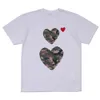 Fashion Mens T Designer Red Heart Shirt Mes Casual Women Shirts Tshirts Cotton Oversize S -2Xl J7vv#