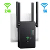 US-STECKER 1200Mbps Wireless 5G WiFi Repeater Router Wifi Booster Dual Band Long Range Extender 5Ghz Wi-Fi signal Verstärker Repeater