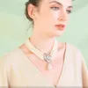 Halsketten Mode Frauen Schmuck Mehrschichtige Perlen Kette Romantische Halskette Simulierte Perlenkette Kristall Klassische Accessoires
