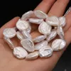 Polish Natural Freshwater Pearl Baroque Coin Loose Beads For Jewelry Making DIY Necklace Bracelet Earrings Accessory