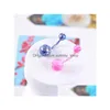 Navel Bell Button Rings Fashion 316 L Acciaio chirurgico Candy Color Belly Bar Ring Sexy Body Piercing Jewelry Drop Delivery Dh4El