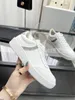 2023 Designer casual shoe brand high-quality retro women's leather lace fashion sports girls small white shoes size 35-41