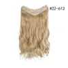 Synthetic Blonde Clip on in Hair Extensions Curly Hairpieces Heat Resistant Natural Fake Hair For Women