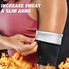 Waist Tummy Shaper Sauna Arm Trimmer for Women Sweat Arm Sauna Polymer Arm Sweat Bands Slimmer Heat Trapping Arm Sauna Sleeves Wraps Lose Arm Fat 230519