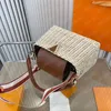 Damesontwerper Capucines BB Panier Strawtassen Handtas Breien Schoudertas Wicker Brand L Beach Handtassen Crossbody Takken Mand 2305202BF