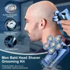 Tondeuse à cheveux Styton 6D 5 en 1 rasoir électrique tête chauve pour hommes étanche oreille nez tondeuse barbe rasoir USB Charge rapide 230520