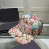 Luxurys designer Flower Cap Fashion Leisure Style Letter Baseball Cap Summer Men och Women Lämpliga för par Social Classic Hat -sammankomster bra trevligt