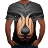 Herren T-Shirts Mode Tier 3D Gedruckt T-shirt Löwe Druck Hemd Sommer Oansatz Männer Tops Tees Casual Harajuku T-Shirt Top homme