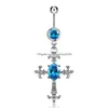 Navel Bell -knop Ringen Sexy Body Piercing Bars Sieraden Fashion Women 316 L Chirurgisch stalen zirkoon Belly Bar Ring Drop levering Dhejl