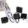 Boxes 10 PCS Drawer Jewelry Package Boxes With Ribbon Handle Ring Necklace Earrings Bracelet Packaging Case Gift Pack