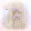 Cravatte Stile giapponese Barrette fatte a mano dolci Donna Tagliatelle di riso Ciondolo amore carino Pizzo Un paio di per ragazza 230519