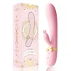 Vibratore di giocattoli per adulti per donna giocattolo del sesso Vibratore di coniglio in silicone USB Ricaricabile impermeabile Stimolatore del clitoride stimolante del punto G UYO 230519