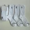Calcetines de hombre calcetines de diseñador de número clásico calcetín de toalla de entrenamiento deportivo calcetín inferior para hombres y mujeres