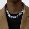 Colliers Nouveau diamant complet diamant chaîne cubaine collier haut sens Hip Hop collier accessoires pour hommes en gros CUBAN CHAIN Diamond