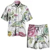 Heren Trainingspakken Butterflys Patroon Graffiti Afdrukken Hawaii Stijl Strand Vakantie Shorts Set Hip Hop Casual Shirts Mannen Vrouwen Pak 230520