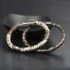 Armbänder Ailatu neuer Luxus 6mm echter Python -Schlangenhaut Leder Armbänder Edelstahlschmuck