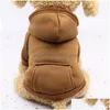 Dog Apparel Pet Dogs Clothes Warm Puppy Small Costume Coat Outfits Pocket Sport Styles Sweater Pets Supplies Xs Xxl Drop Delivery Ho Dhu1Z