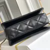 Designer Small Flap 10A Mirror Quality Shiny Calfskin Shoulder Bag Handbag 20CM with Box C057