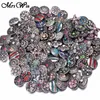 Bracelet 100 pcs/lot en gros 12mm 18mm bouton pression bijoux pour Bracelet pression mixte strass métal charmes bricolage boutons pression bijoux