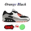 Nike Air Max Airmax 90 mulheres homens tênis tênis 90s solar flare rosa marrom camurça cinza laranja triplo branco preto tênis esportivos tamanho 46