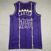 Vince Carter Tracy Mcgrady Retro Basketbalshirts Jeugd Kinderen Raptorses T- Heren Paars Vintage Jersey Hardhout Mesh Klassiek Volwassen Kinderen