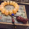 Strand atacado de pulveiras de ovelha natural Bracelets Buda Mão de corda de mão para homens homens do Rosário Tibetano Bracelet de estilo nacional