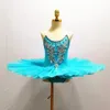 Танцевальная одежда Blue Ballet юбка для пачки балет для детского костюма Swan Swan Lake Детские костюмы для живота танцевальные костюмы сцены 230520