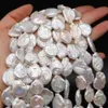 Composants Natural Eau Perle Perle Baroque Boutons Loose Perles 1617 mm pour les bijoux Faire des boucles d'oreilles Bouclier de bricolage