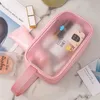 Cosmetic Bags Cases Women Transparent Waterproof Cosmetic Bag Portable Necessary Cosmetic Bag Organizer Fashion Small Large Toiletry Bags