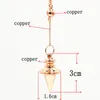 Pendant Necklaces Reiki Pendule De Pendulum Men Dowsing Healing Pyramid Spiritual Pendulums For Meatl Charms Chakra Amulet