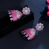 عقدة cwwzircons micro micro zirconia zirconia stone cluster flower flate extrics form arock for women incnic Jewelry CZ007