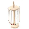Boxes Wood Jewelry Display Stand with Hooks for Exhibition Necklace Earrings Bracelet Holder Necklace Rack Showcase Jewelry