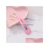 Pinces À Cheveux Barrettes Femmes Mode Mignon Doux Filles Bonbons Couleur Barrette Bb Clip En Épingle À Cheveux Charme Partie Bijoux Drop Delivery Hairjewe Dhdpo