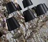 Chandeliers Modern Maria Theresa Chandelier D120cm H145cm Large Champagne 25L Candle Crystal Light Lustre For Lobby El Project