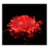 Party Decoration 10M 100LEDS LEAD LED STRINGS NIGHT LIGHT With Us/EU Plug AC220/110V 9 Colors Festoon Lamps Waterproof Outdoor Light DHWFN