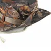 Brede rand hoeden unisex buiten winddichte zon vissen wandeltoerisme visser camouflage hoed heren emmer zomer