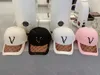 Cappellini in pelle da donna Flower Mens Designers Cappello da baseball Casquette di lusso Cappelli da sole regolabili Donna V Cappelli Fedora Accessori rosa Cappelli aderenti