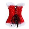 Bustiers Corsets Bustier Lingerie Top Corset Mulheres Sexia Tira Sexia Feather Burlesca Linger Lingeries For Christmas Papai Noel Traje