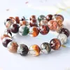 Bangles Natural Colorful Phantom Quartz Bracelet Women Man Power Round Beads Stretch Crystal Bracelet 8mm 10mm 11mm 12mm 13mm 14mm AAAAA