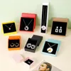 Display 12 Teile/los Kraft Box Papier Geschenk Verpackung Box Ring Ohrring Anhänger Schutz Weihnachten Geschenk Box 5x5cm können Ihre
