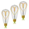 Ampoules Led Edison Ampoule ST64 4W Coeur Dimmable Spécialité Vintage Décorative AmpouleLED