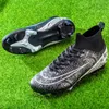 Safety Shoes -Selling Football Boots Men's Soccer Cleats TF/FG Kids Wear-Resistant Training Shoes Outdoor Non-Slip Sneakers Size34- 230519