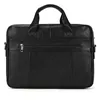 BRECHCASES SBIRDS Black Men Portcase Case Doctor Layer Business Office Man Laptop Väskor äkta läder Datorväskor Män May Bag 230520