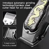 Hair Trimmer Original Hair Clipper Professional Set Hair Cutting Machine Electric Trimmer For Men Adjustable LCD Barber in 10W dragon 230519