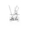 Pendant Necklaces Selling Bone Shape Friendship Pendants Keychain Necklace For Women Couple Sier Gold Plating Jewelry Set Fahion Hea Dh8Lc