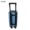 Boxes Large Capacity Makeup Suitcase Jewelry Storage Box 10Drawer Jewelry Watch Bangle Storage Travel Trolley Case W/Universal Wheels