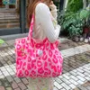 Akşam çantaları jiomay tuval çantası kadınlar için omuz omuz gündelik alışveriş sevimli leopar baskı küçük ve büyük seyahat tasarımcısı çanta 230519